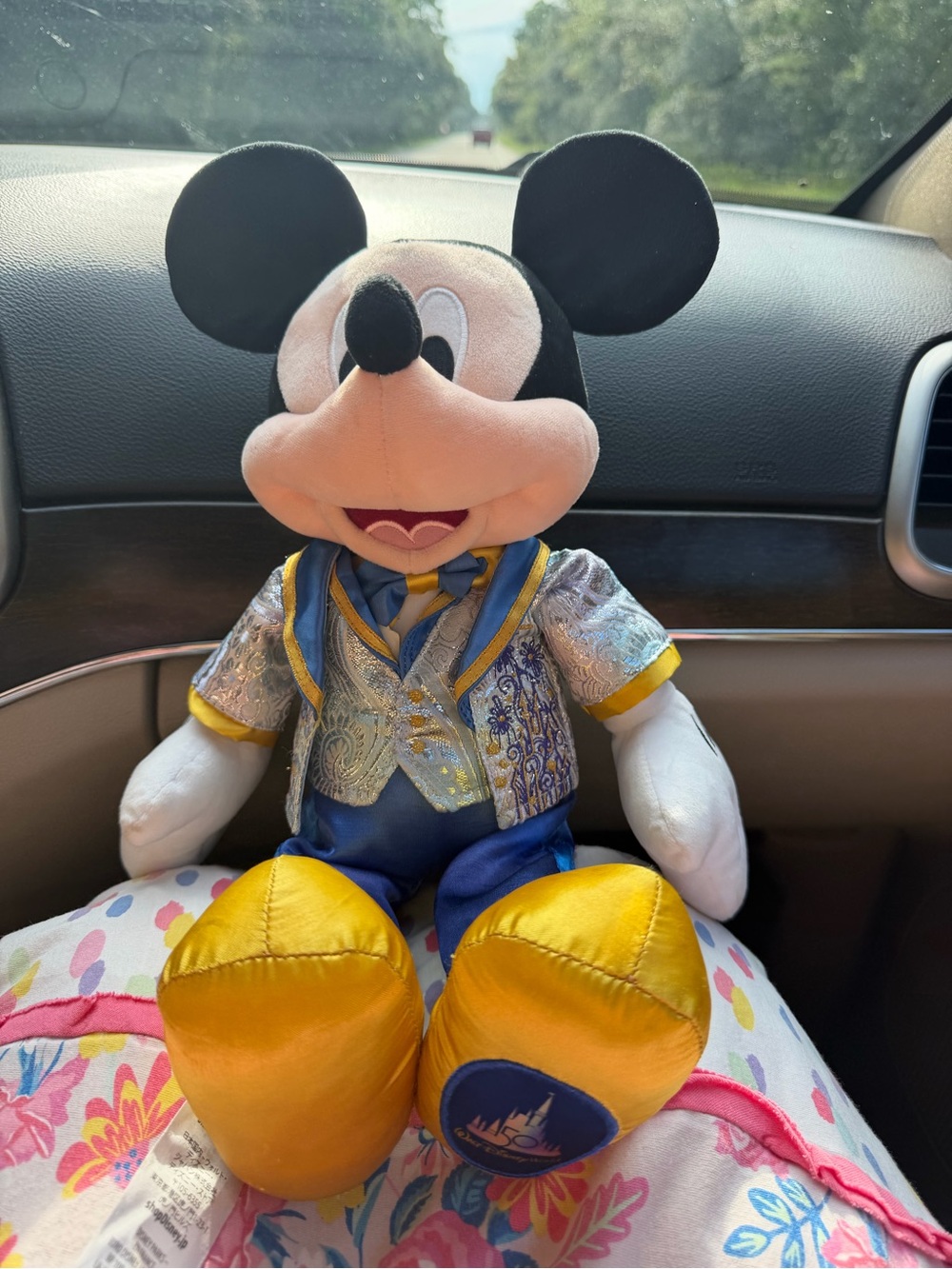 16” Disney 50th Anniversary Mickey Mouse Plush Walt Disney World smoke pet free